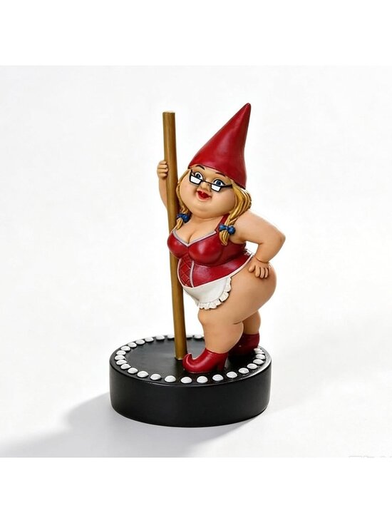 Other - 〽️Red Dancing Gnome Statue Whimsical Garden Decor Playful Figurine Lawn Yard